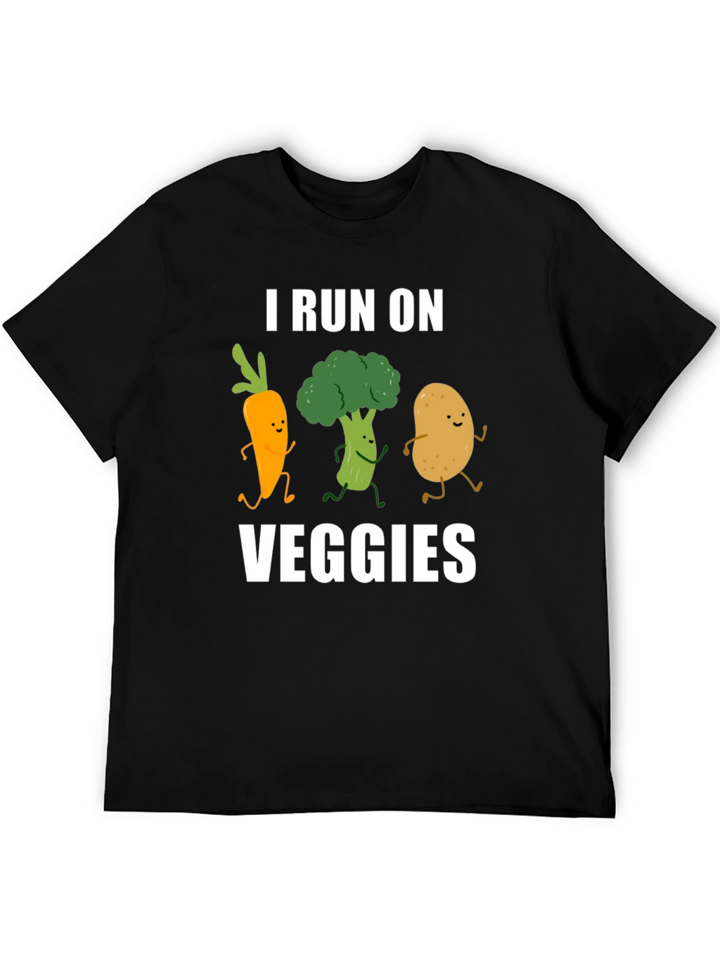 I Run On Veggies Graphic T-Shirt