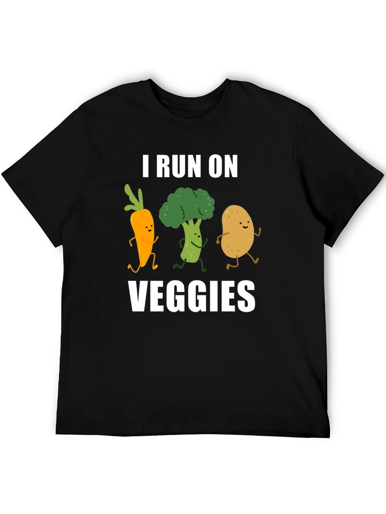 I Run On Veggies Graphic T-Shirt