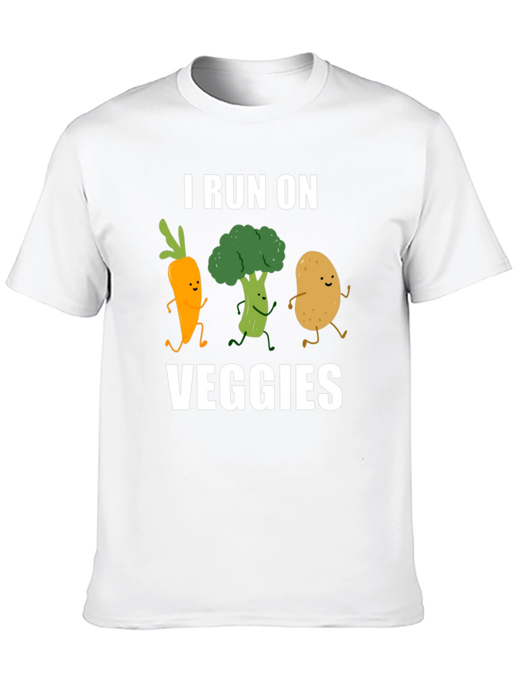 I Run On Veggies Graphic T-Shirt
