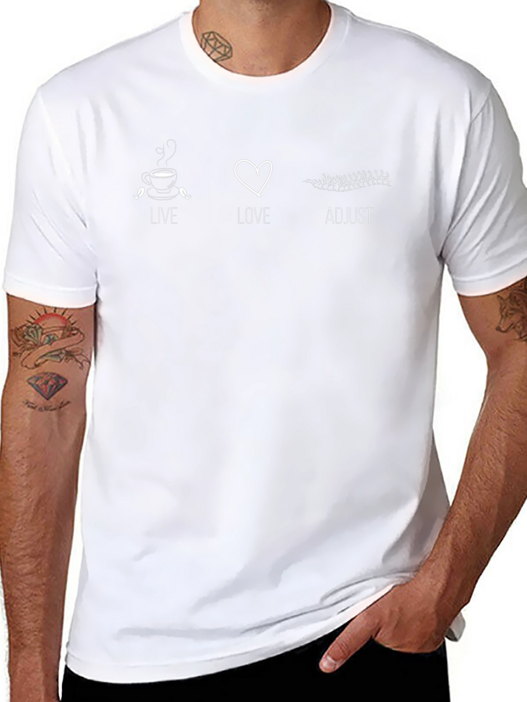 Live Love Adjust Graphic T-Shirt