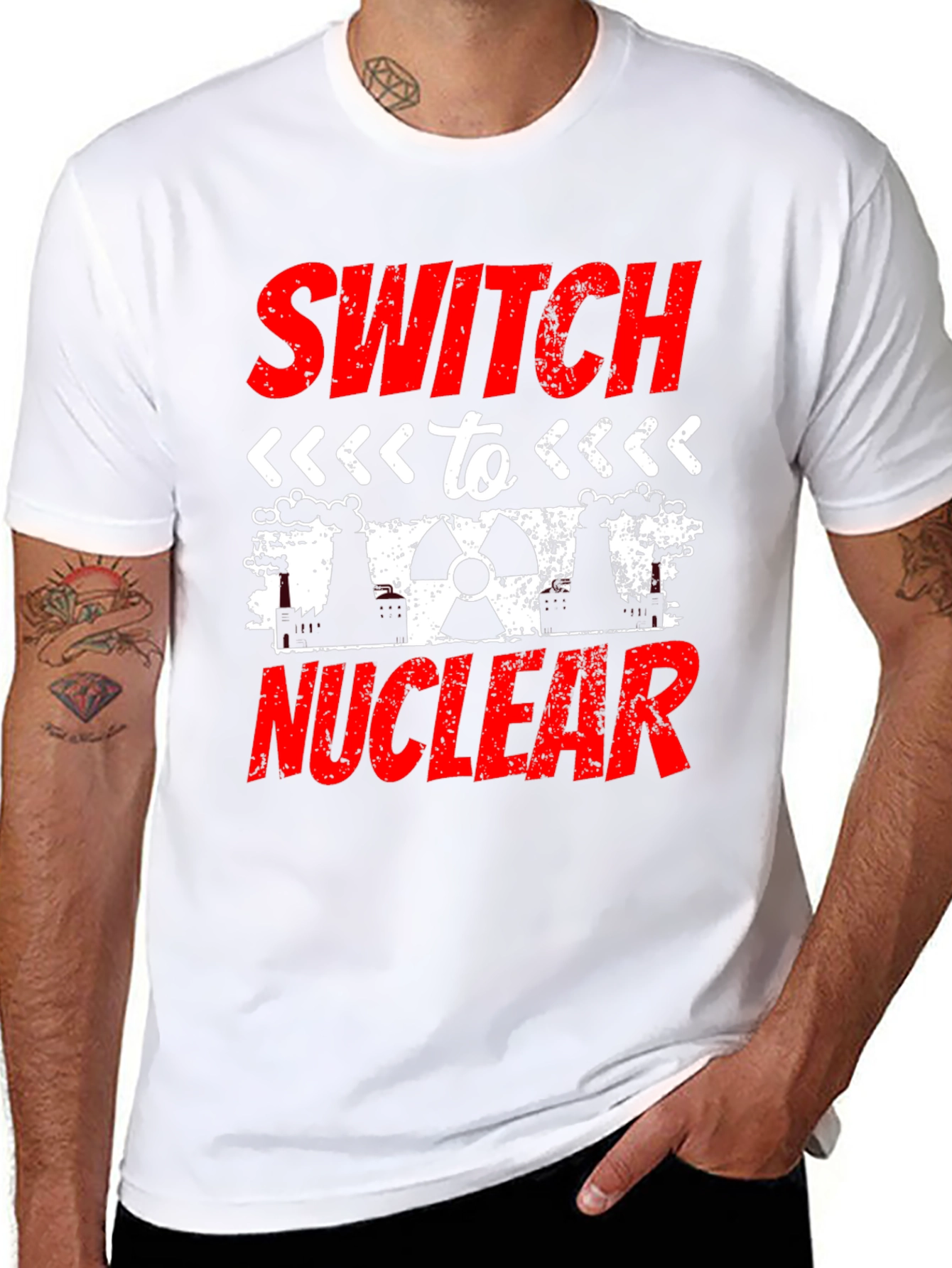 Switch To Nuclear T-Shirt - Pro Nuclear Energy Tee