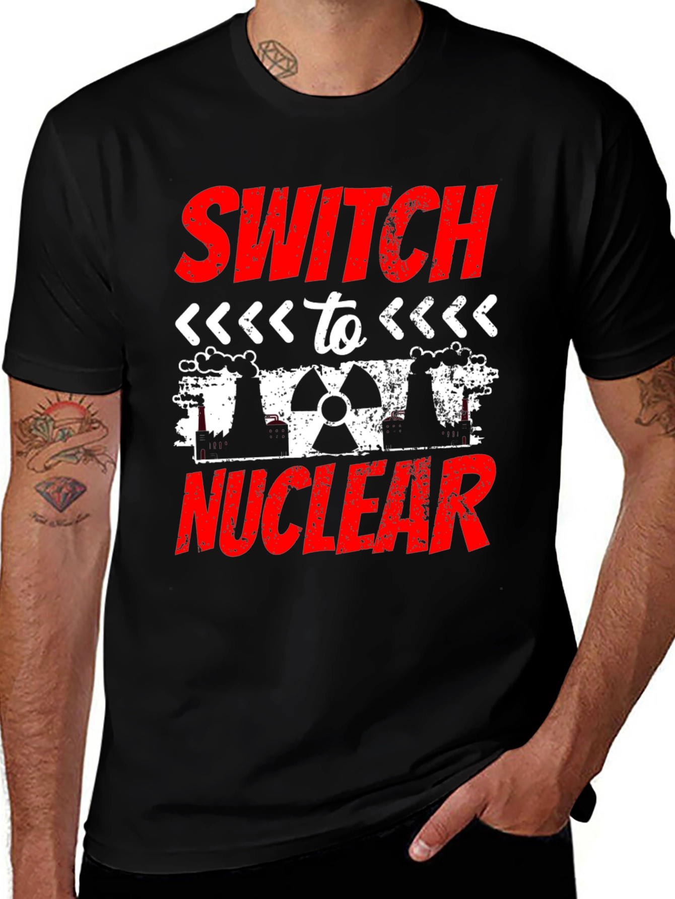 Switch To Nuclear T-Shirt - Pro Nuclear Energy Tee