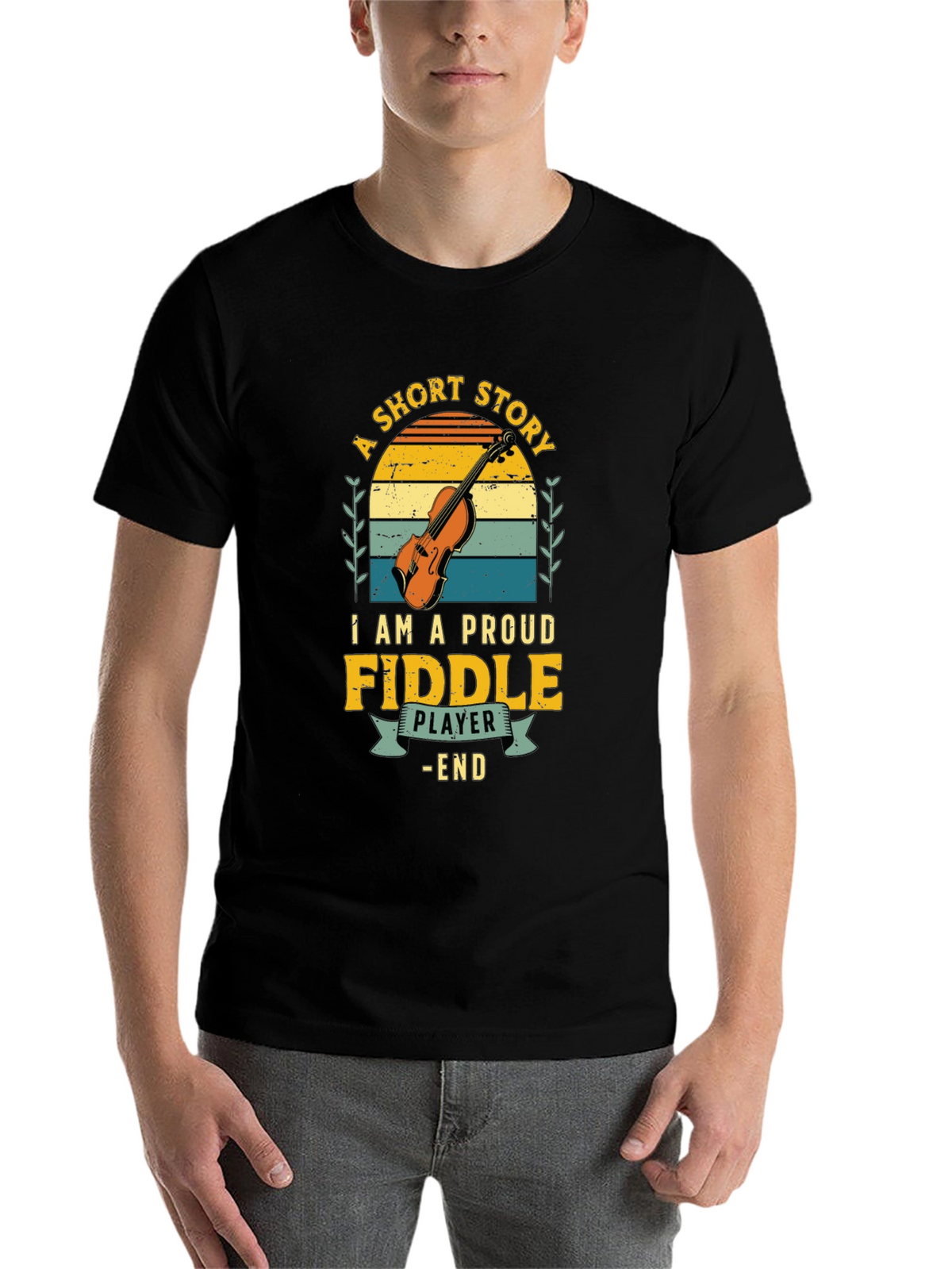 Fiddle Player Graphic Tee - Short Story - End