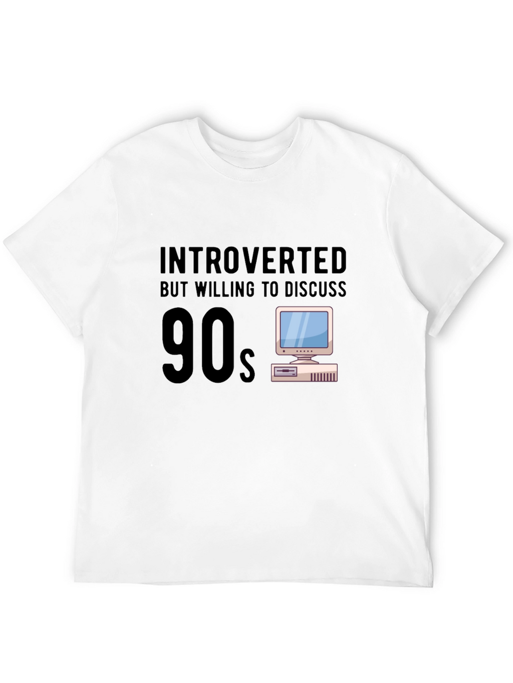 Introverted 90s Computer Graphic Tee