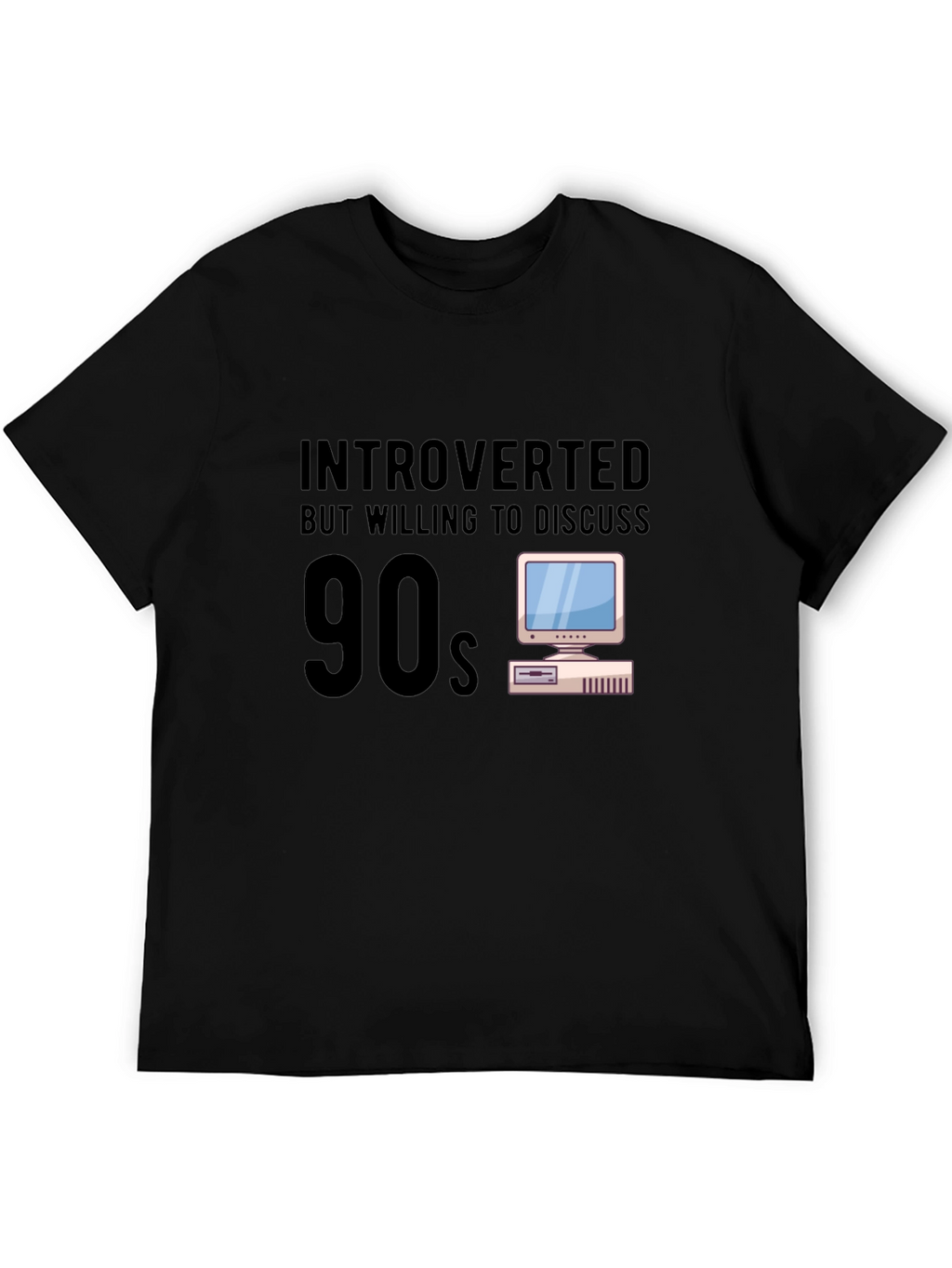 Introverted 90s Computer Graphic Tee