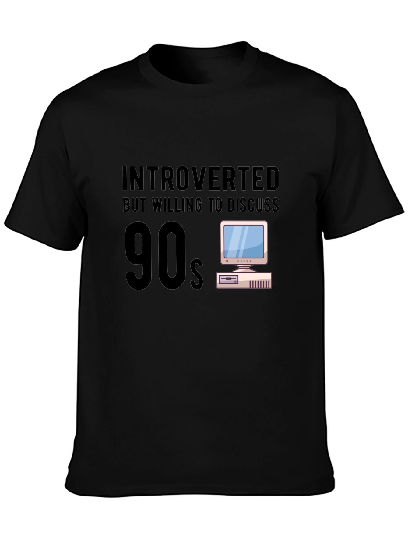 Introverted 90s Computer Graphic Tee