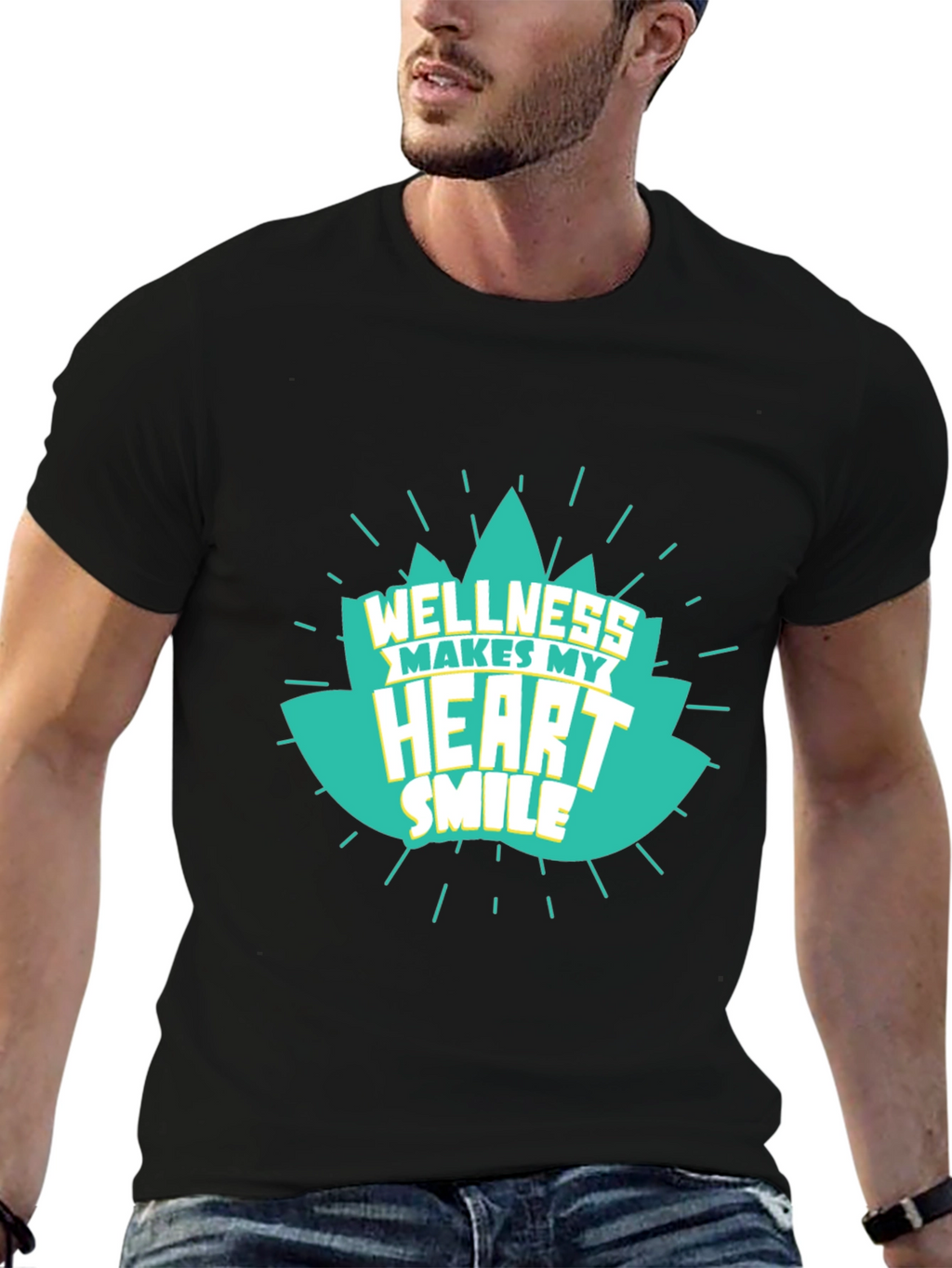 Wellness Makes My Heart Smile T-Shirt