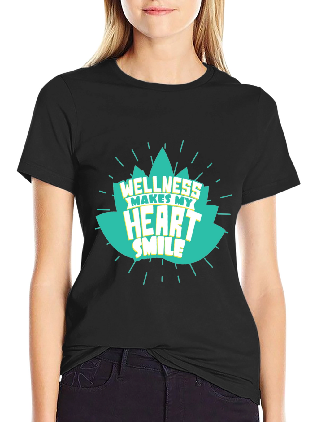 Wellness Makes My Heart Smile T-Shirt