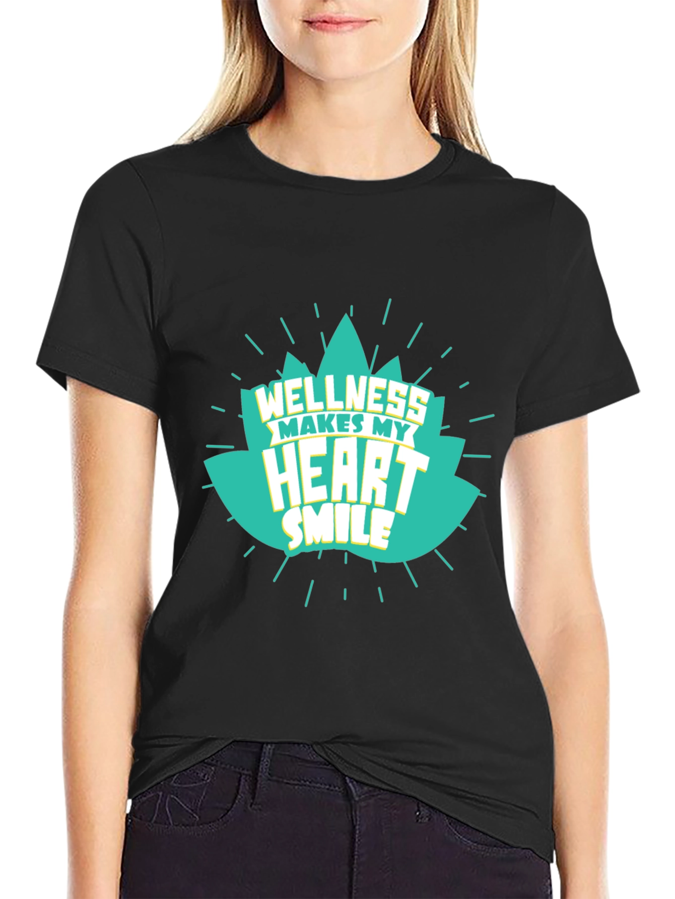 Wellness Makes My Heart Smile T-Shirt