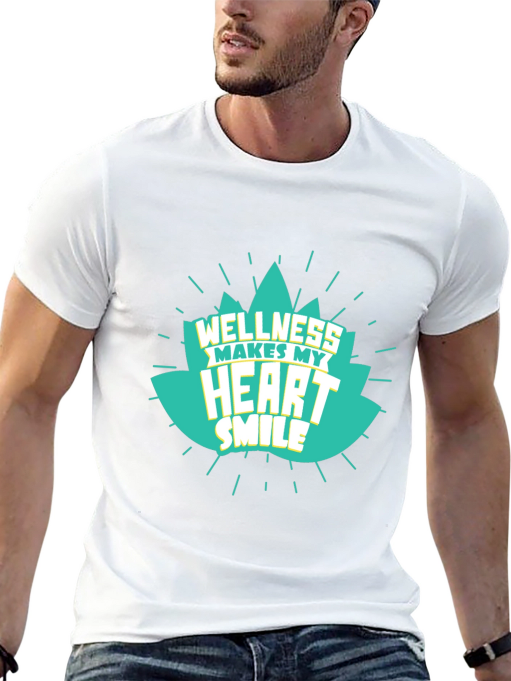 Wellness Makes My Heart Smile T-Shirt