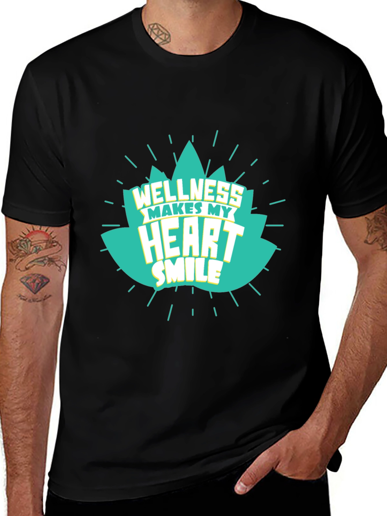 Wellness Makes My Heart Smile T-Shirt