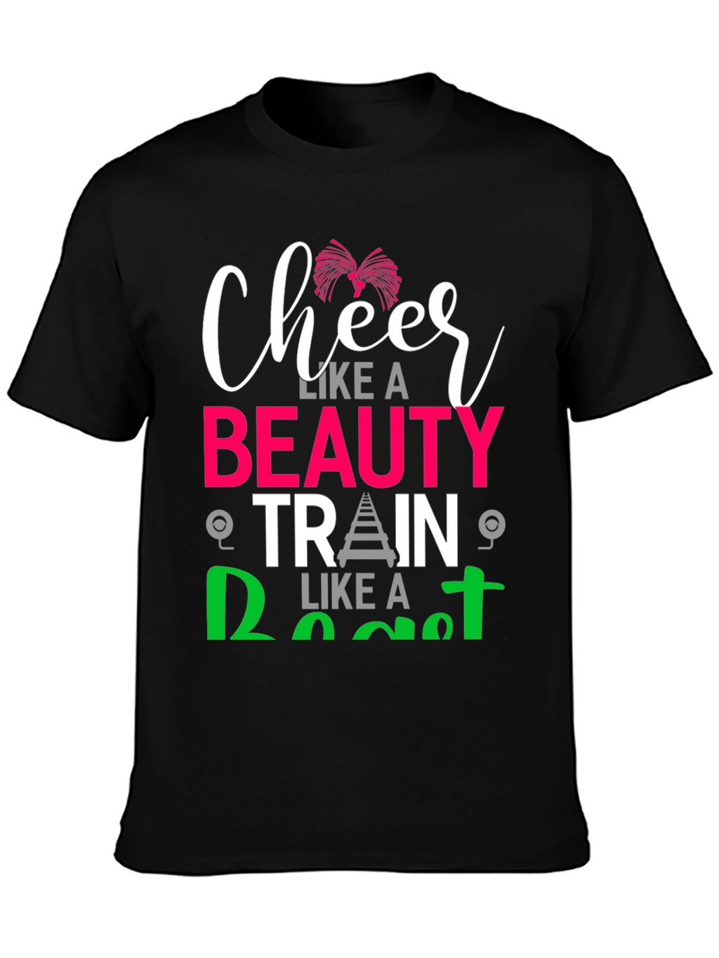 Cheer Beauty Train Donut T-Shirt