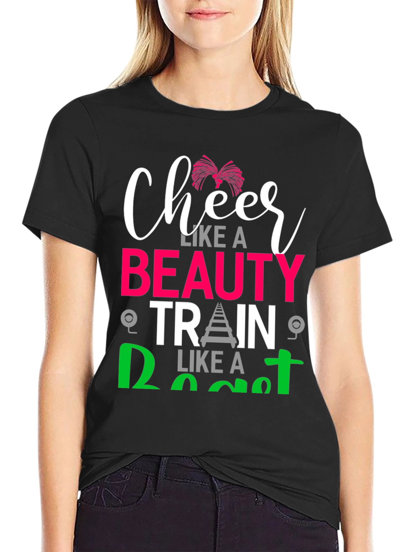 Cheer Beauty Train Donut T-Shirt