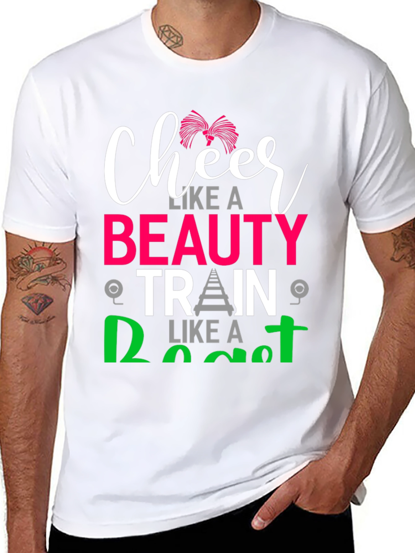 Cheer Beauty Train Donut T-Shirt