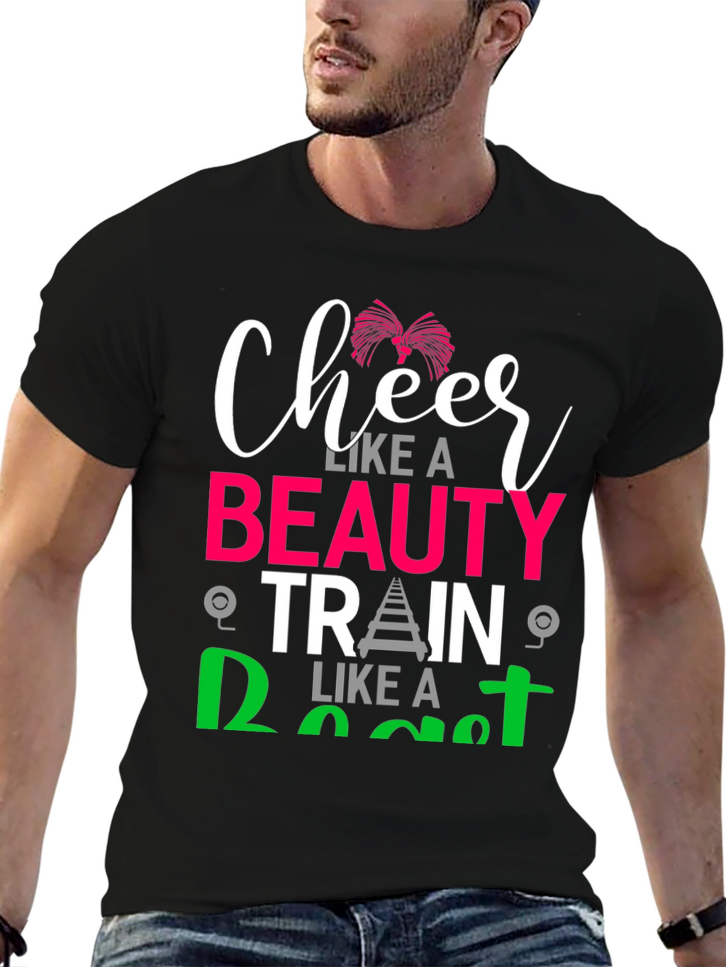 Cheer Beauty Train Donut T-Shirt