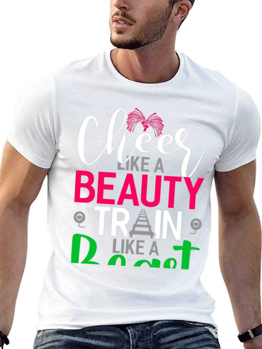Cheer Beauty Train Donut T-Shirt