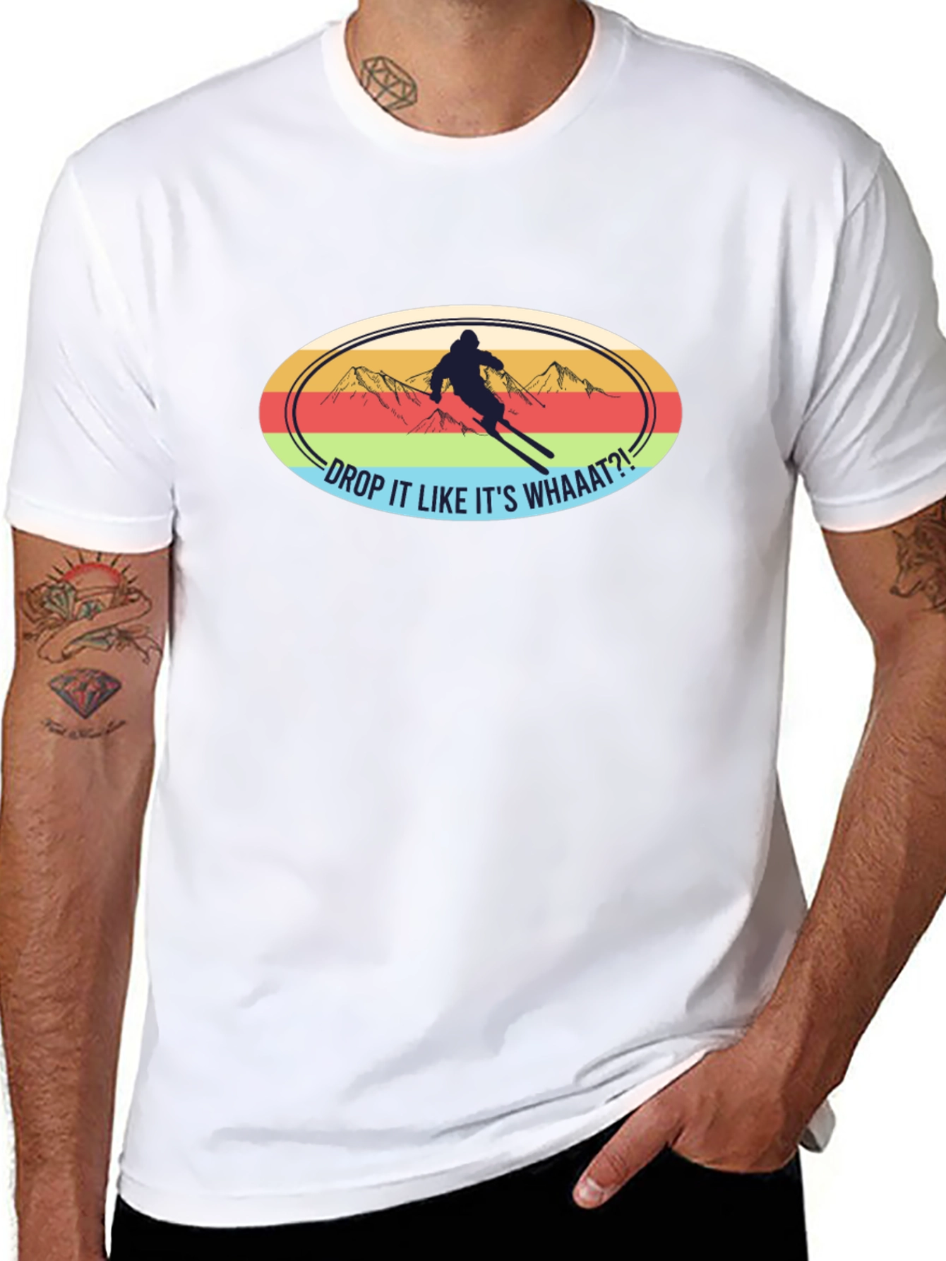 Drop It Like Its Whaaat?! Ski T-Shirt
