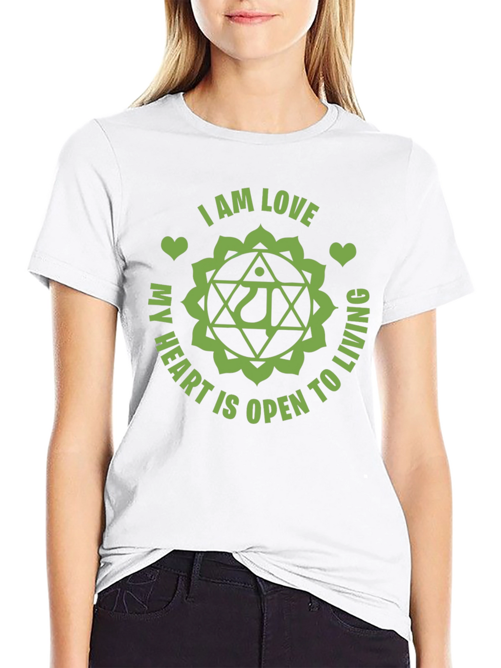 I AM LOVE Heart Chakra Graphic Tee