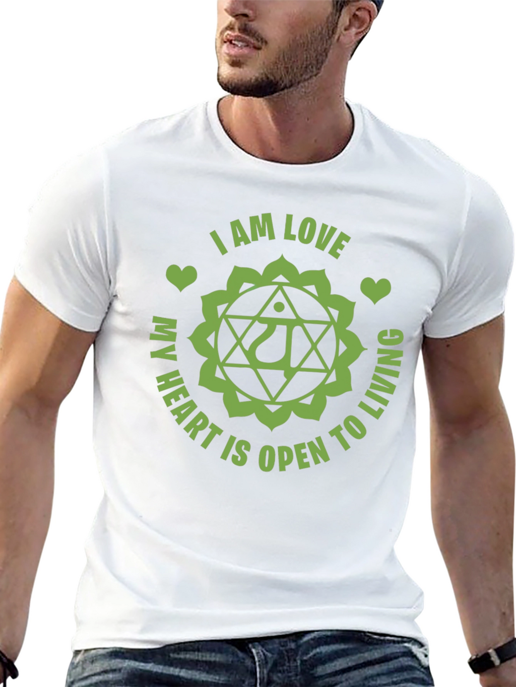I AM LOVE Heart Chakra Graphic Tee