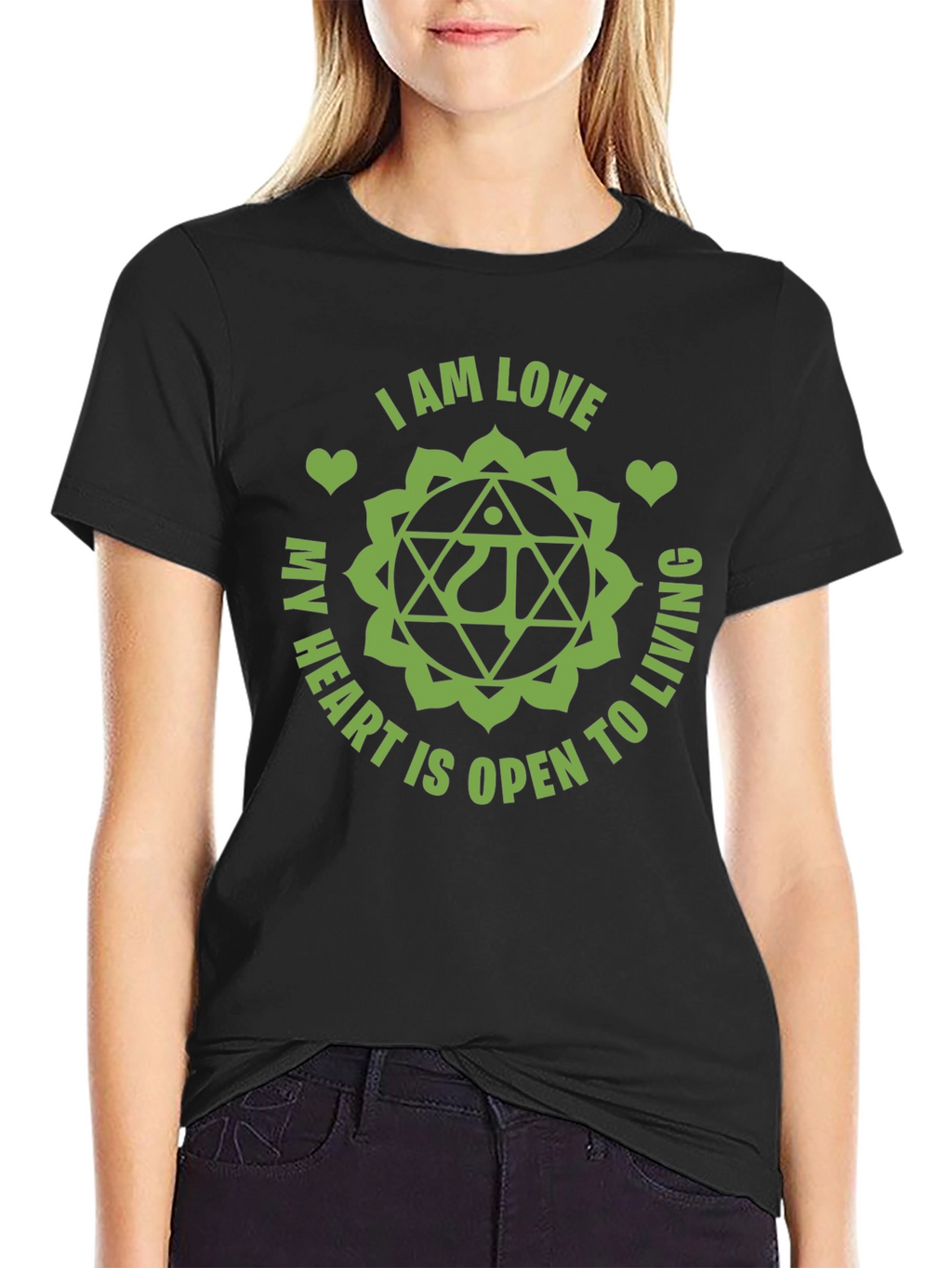 I AM LOVE Heart Chakra Graphic Tee
