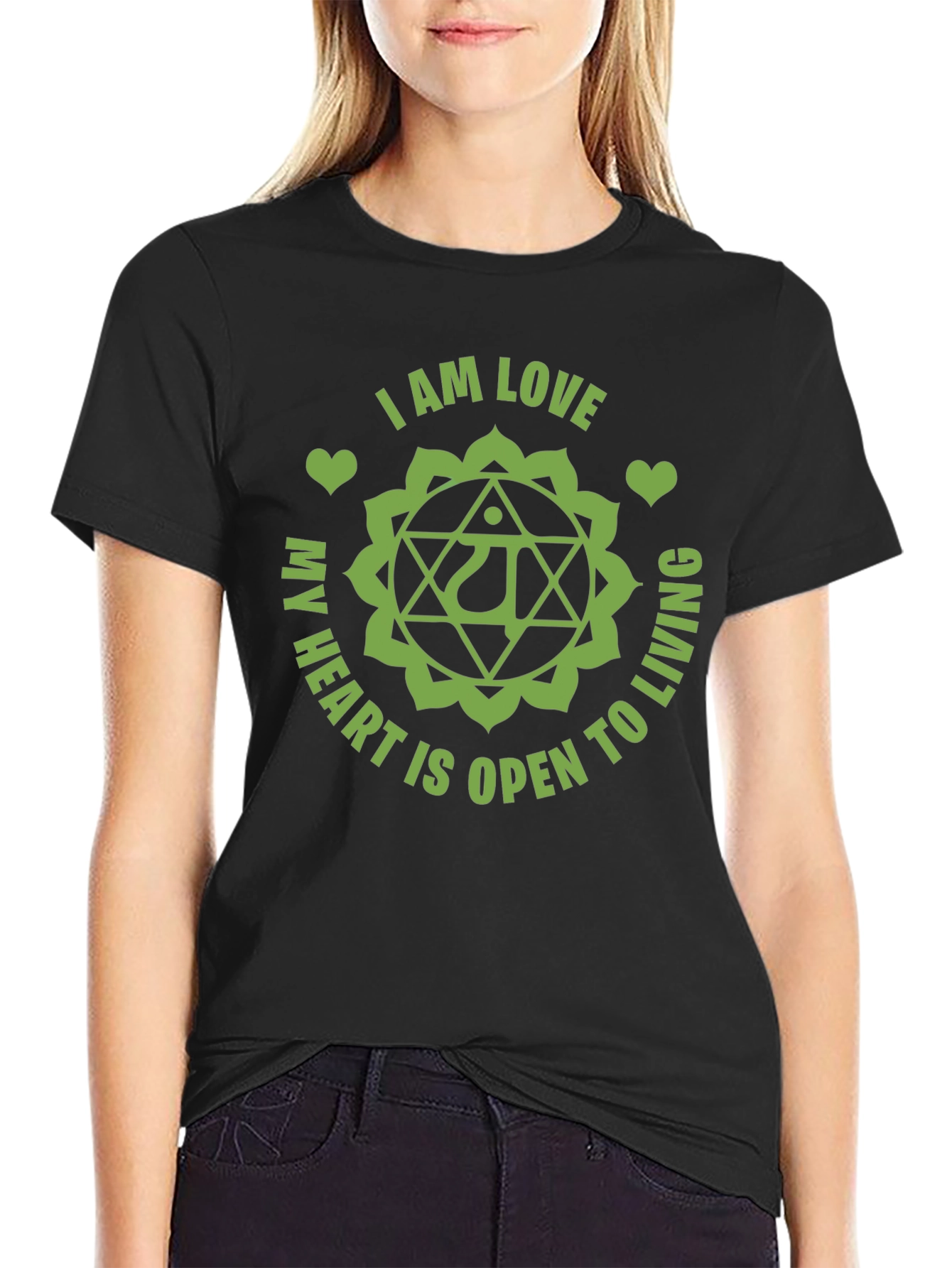 I AM LOVE Heart Chakra Graphic Tee