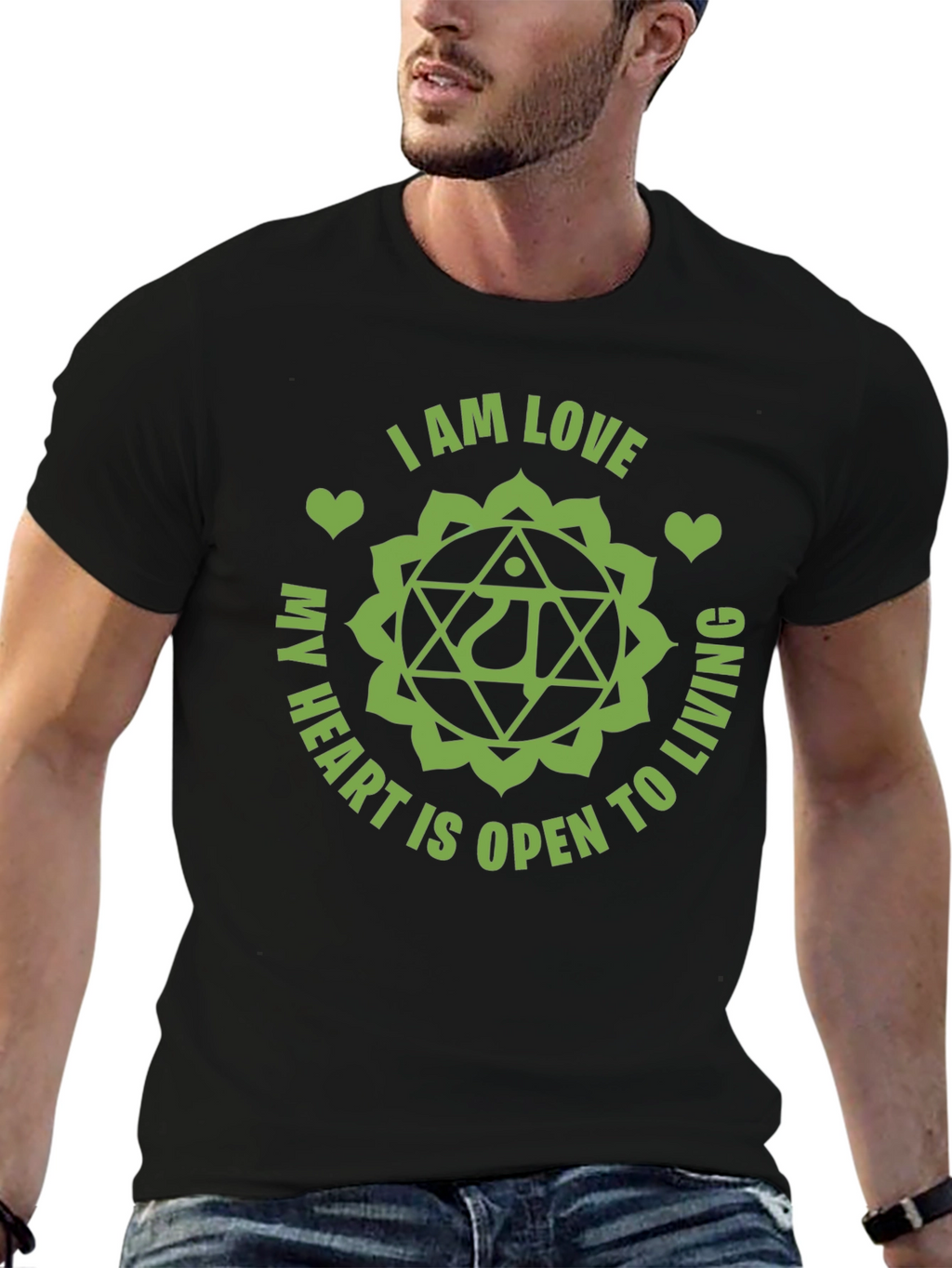 I AM LOVE Heart Chakra Graphic Tee
