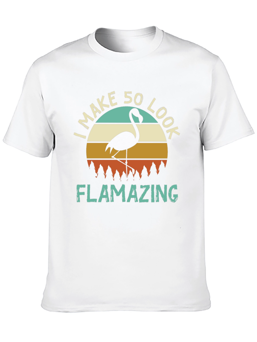 Flamazing 50th Birthday Flamingo T-Shirt