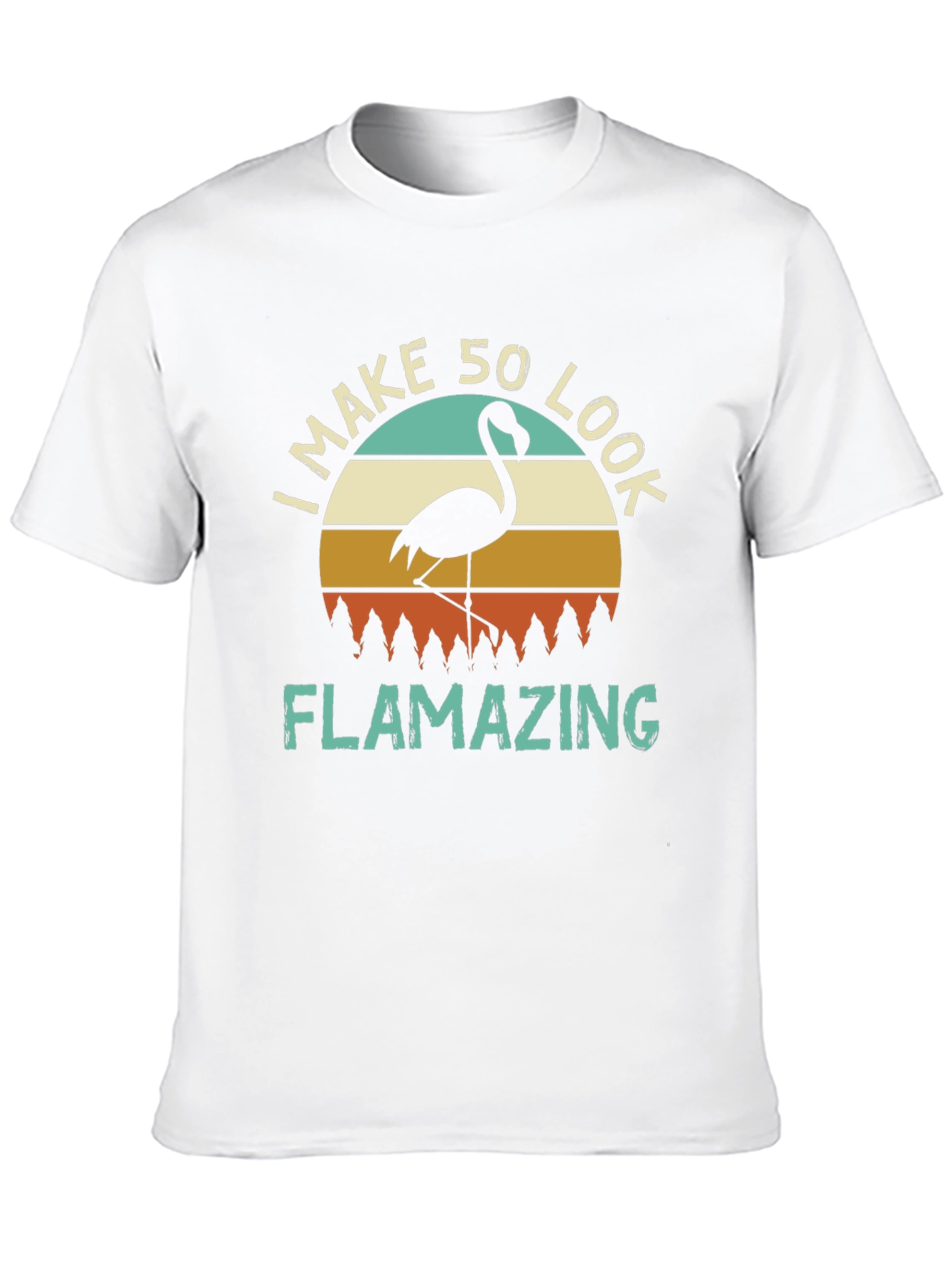 Flamazing 50th Birthday Flamingo T-Shirt