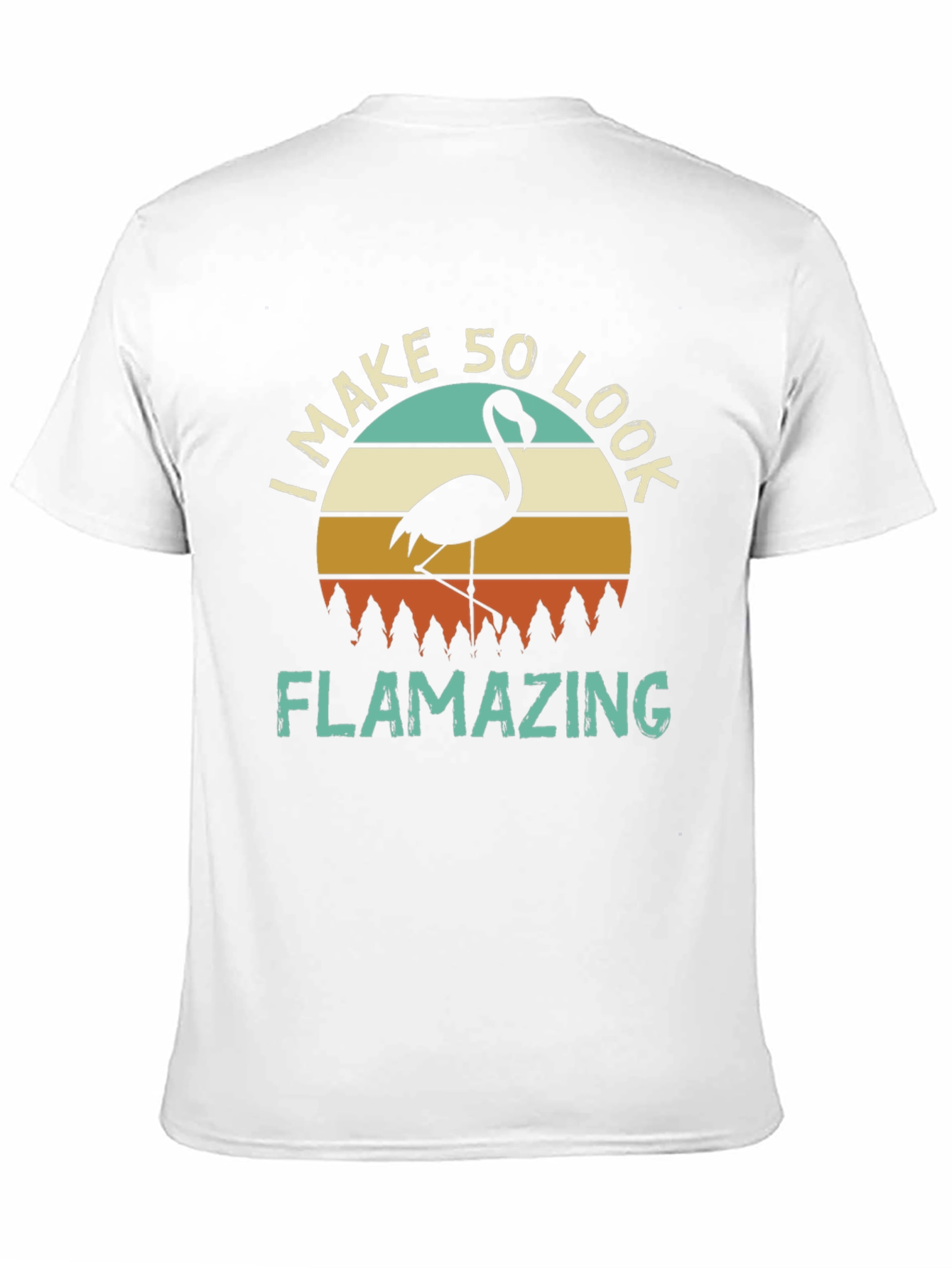 Flamazing 50th Birthday Flamingo T-Shirt