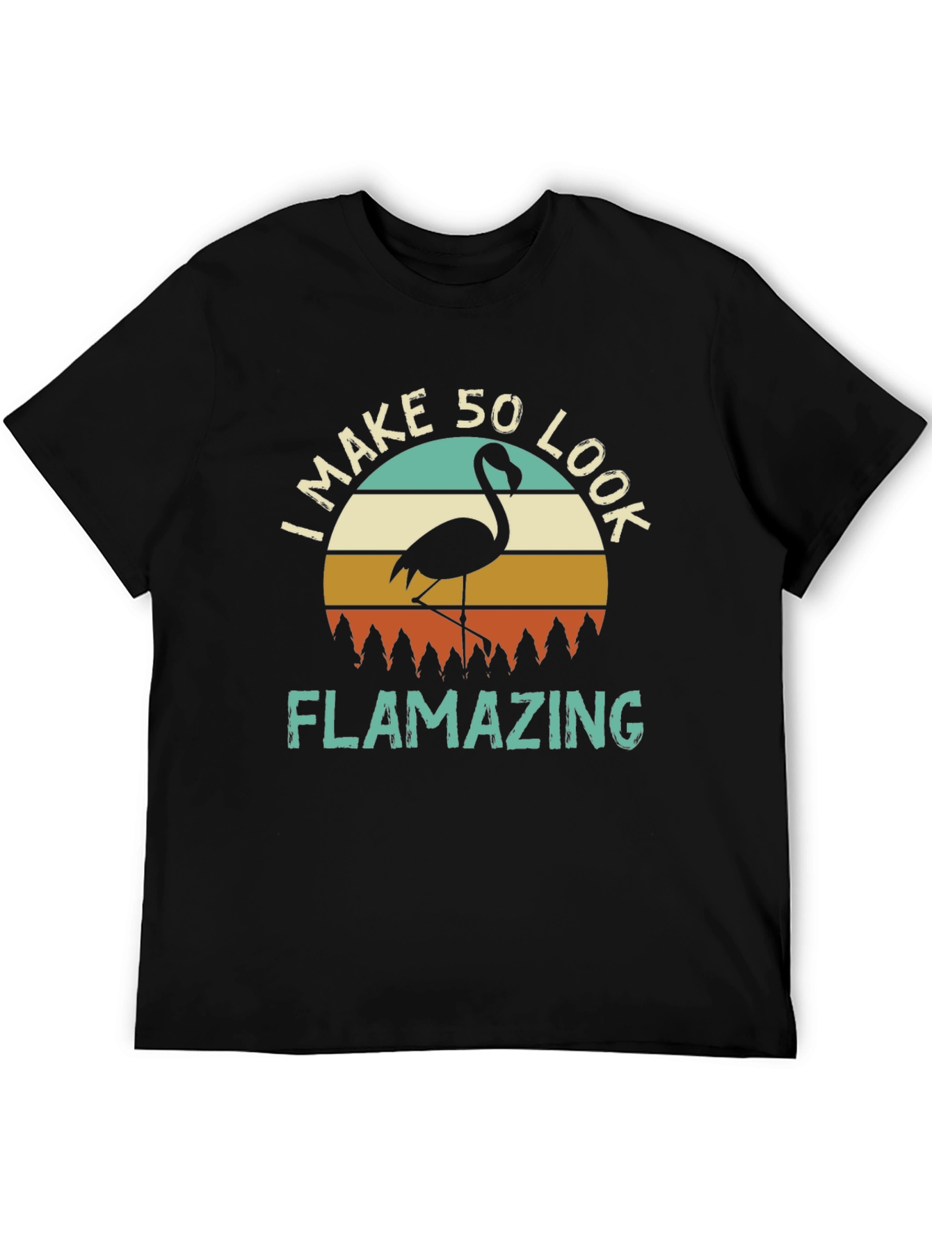 Flamazing 50th Birthday Flamingo T-Shirt