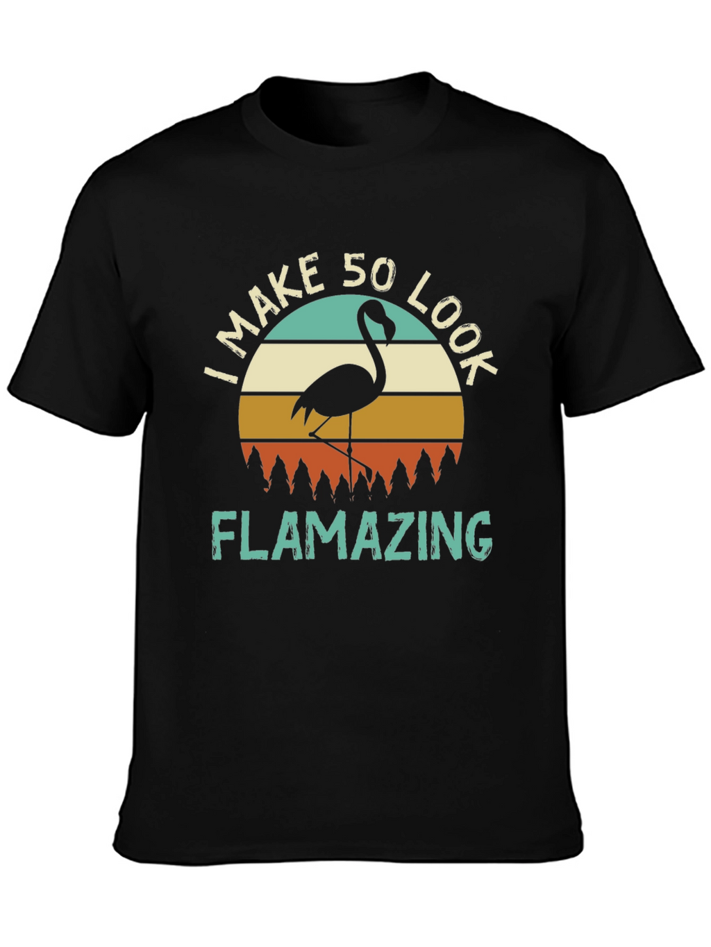 Flamazing 50th Birthday Flamingo T-Shirt
