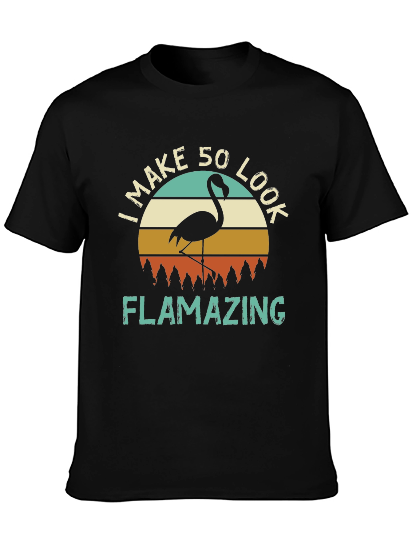 Flamazing 50th Birthday Flamingo T-Shirt