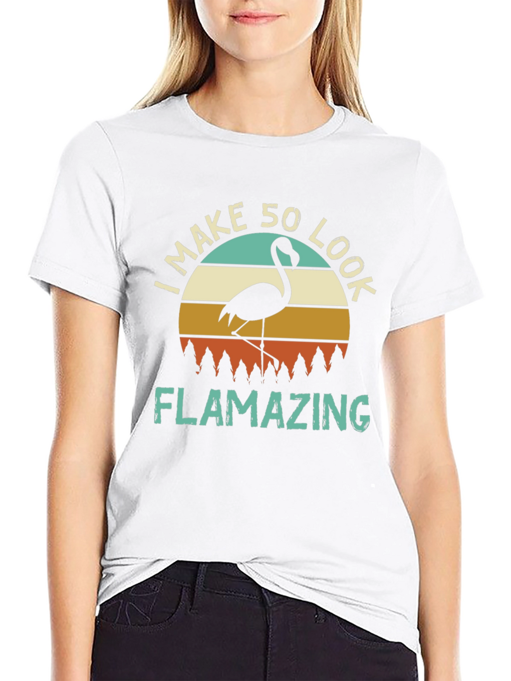 Flamazing 50th Birthday Flamingo T-Shirt