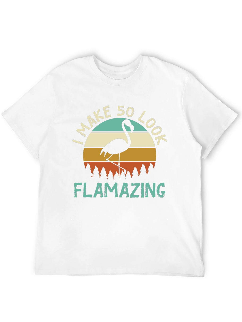 Flamazing 50th Birthday Flamingo T-Shirt