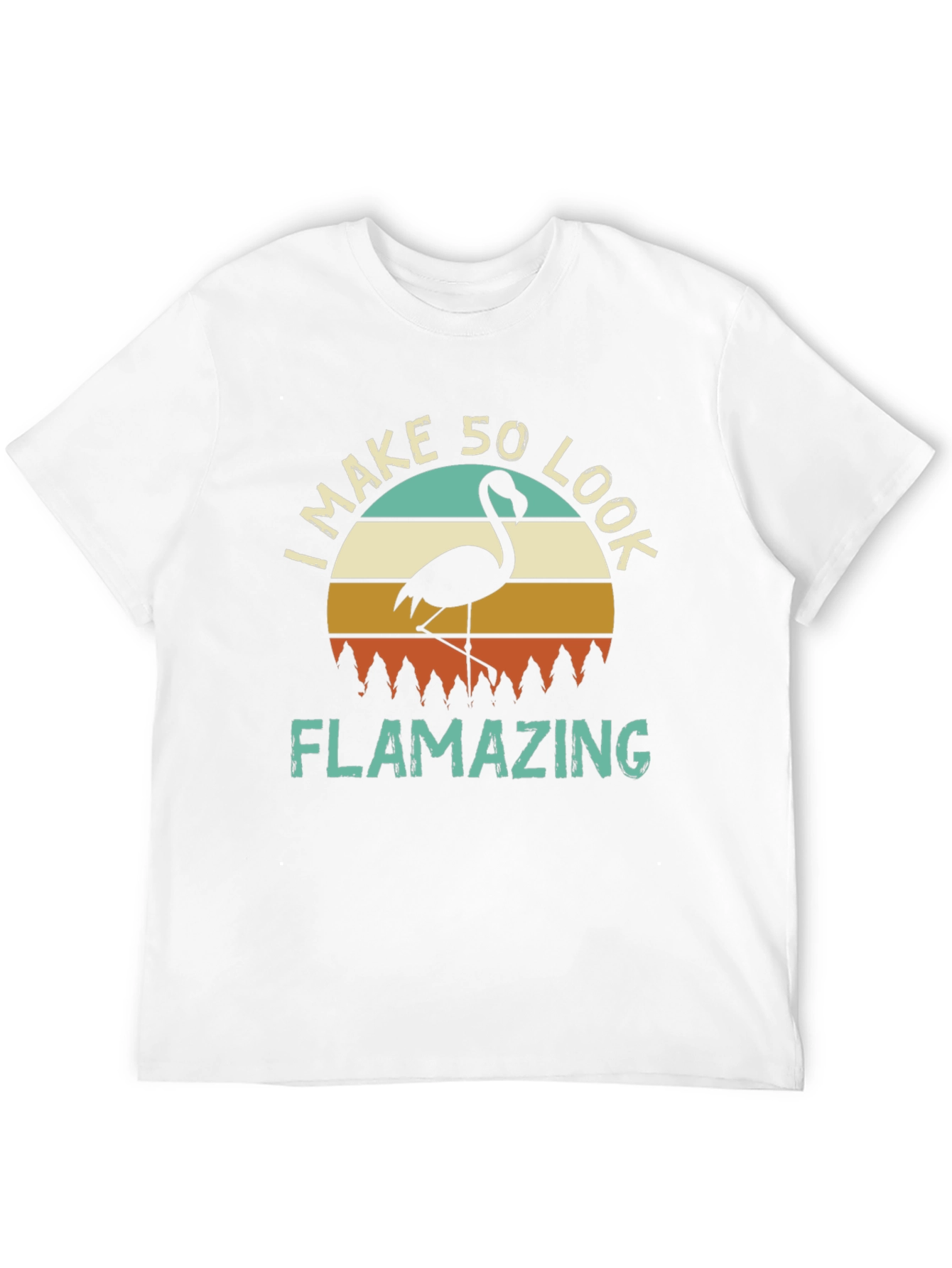 Flamazing 50th Birthday Flamingo T-Shirt