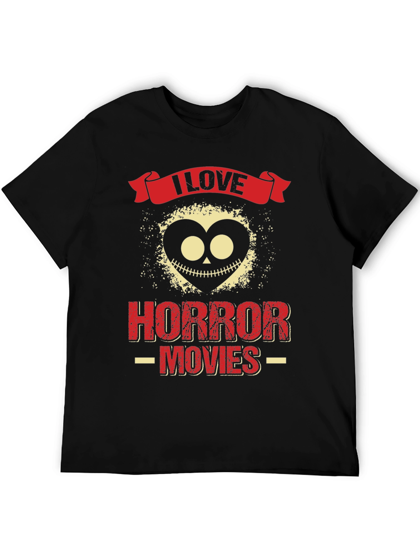I Love Horror Movies Graphic Tee - Halloween Shirt