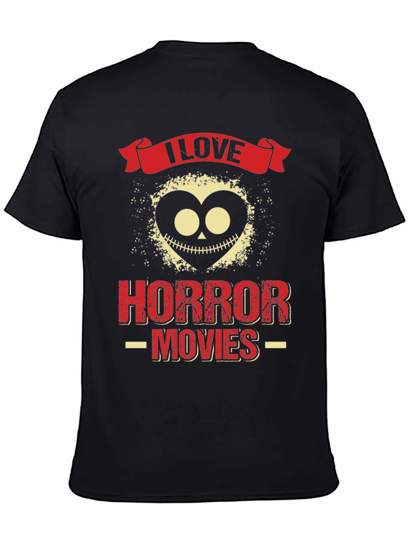 I Love Horror Movies Graphic Tee - Halloween Shirt