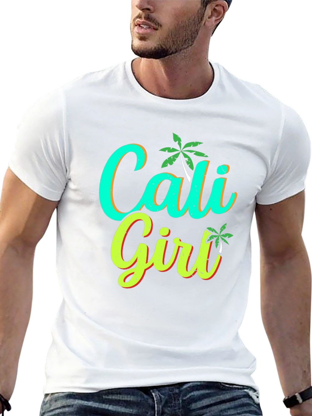 Cali Girl Graphic Tee - Trendy California Style