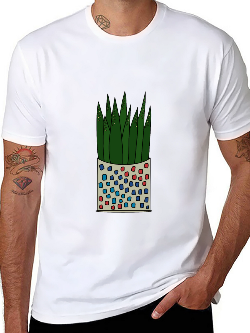 Modern Succulent Graphic Tee