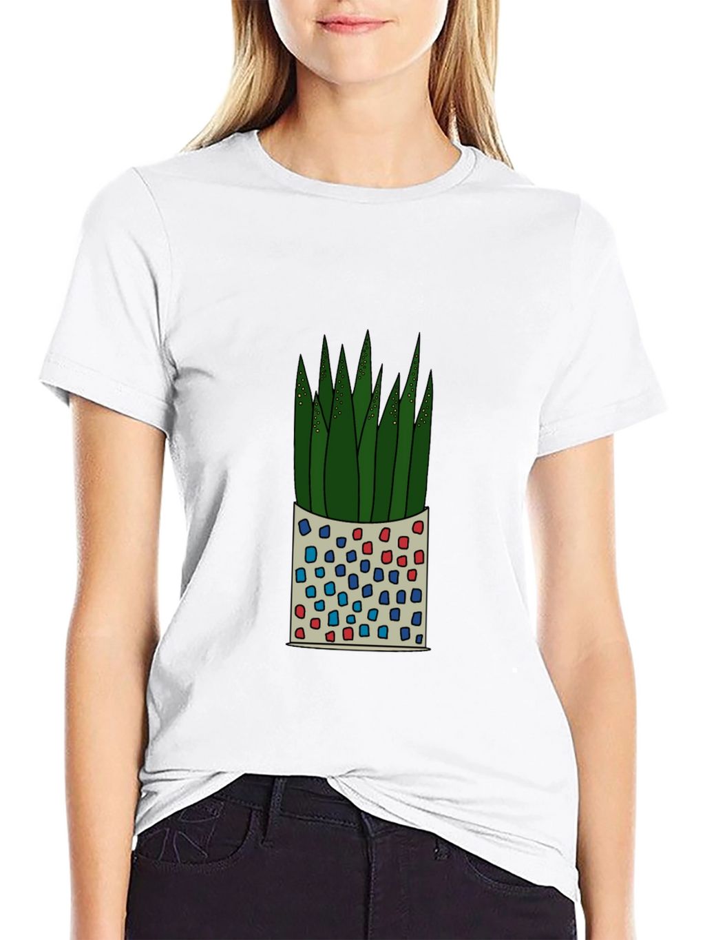 Modern Succulent Graphic Tee