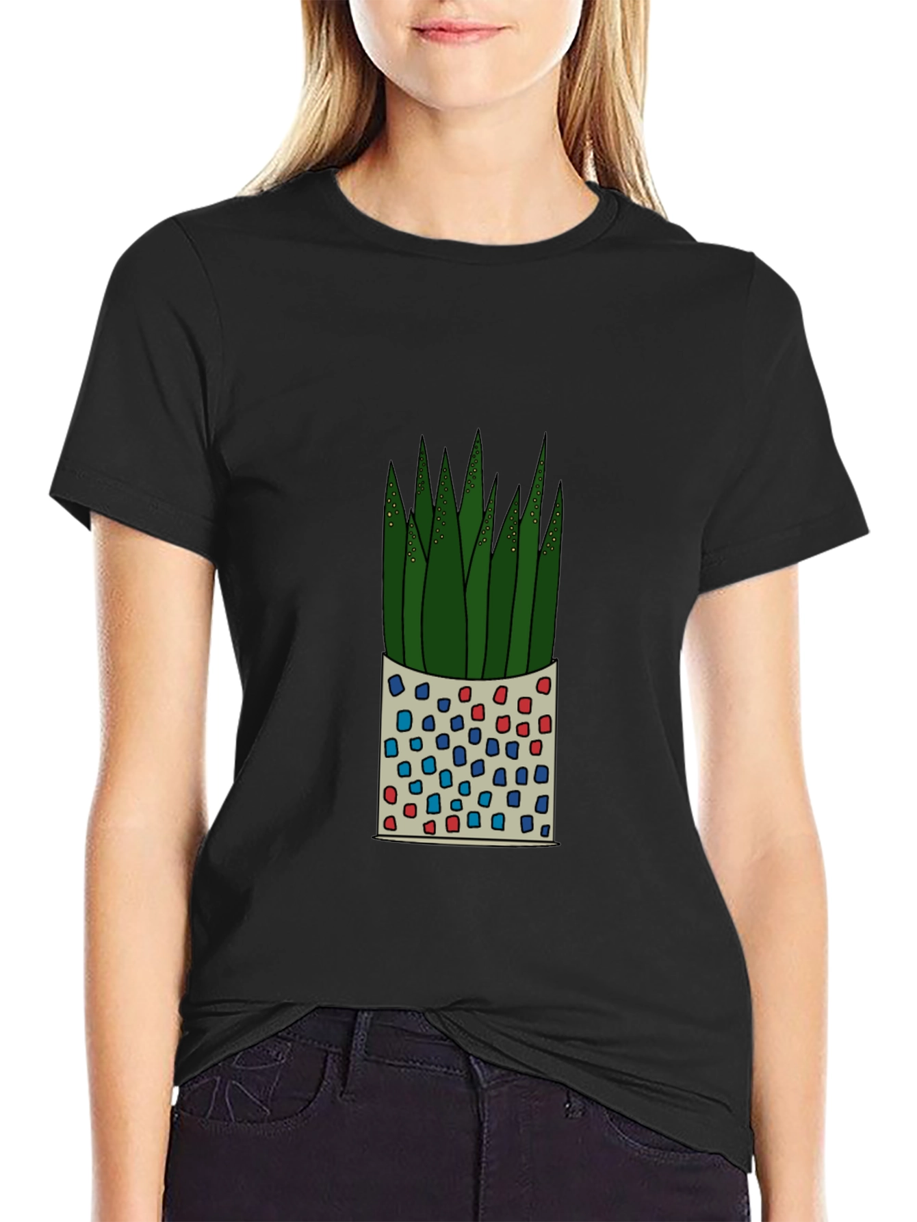 Modern Succulent Graphic Tee