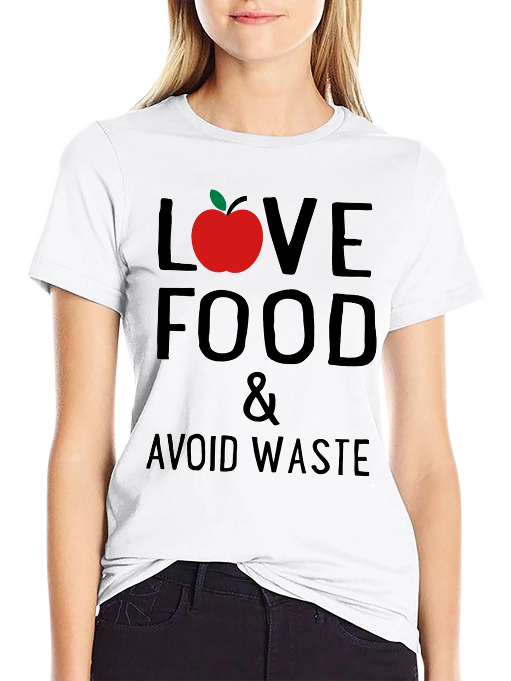Love Food Avoid Waste Graphic T-Shirt