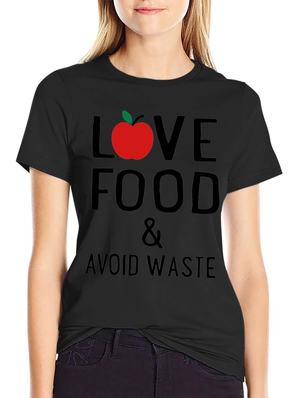 Love Food Avoid Waste Graphic T-Shirt