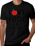 Love Food Avoid Waste Graphic T-Shirt