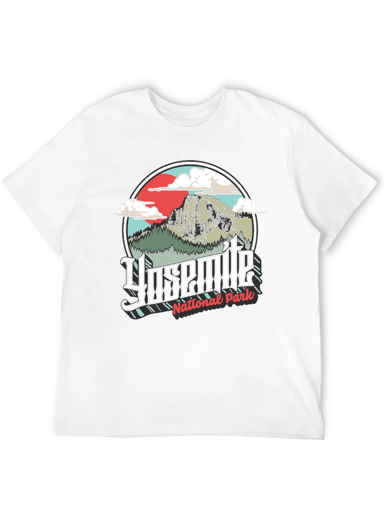 Yosemite National Park Graphic Tee - Black