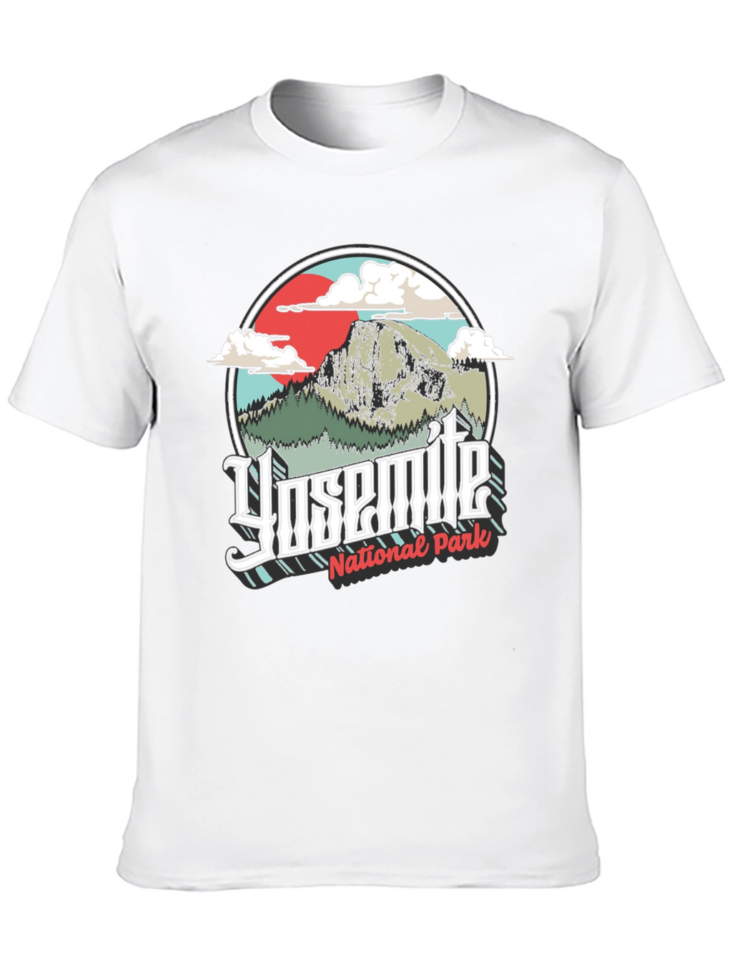 Yosemite National Park Graphic Tee - Black