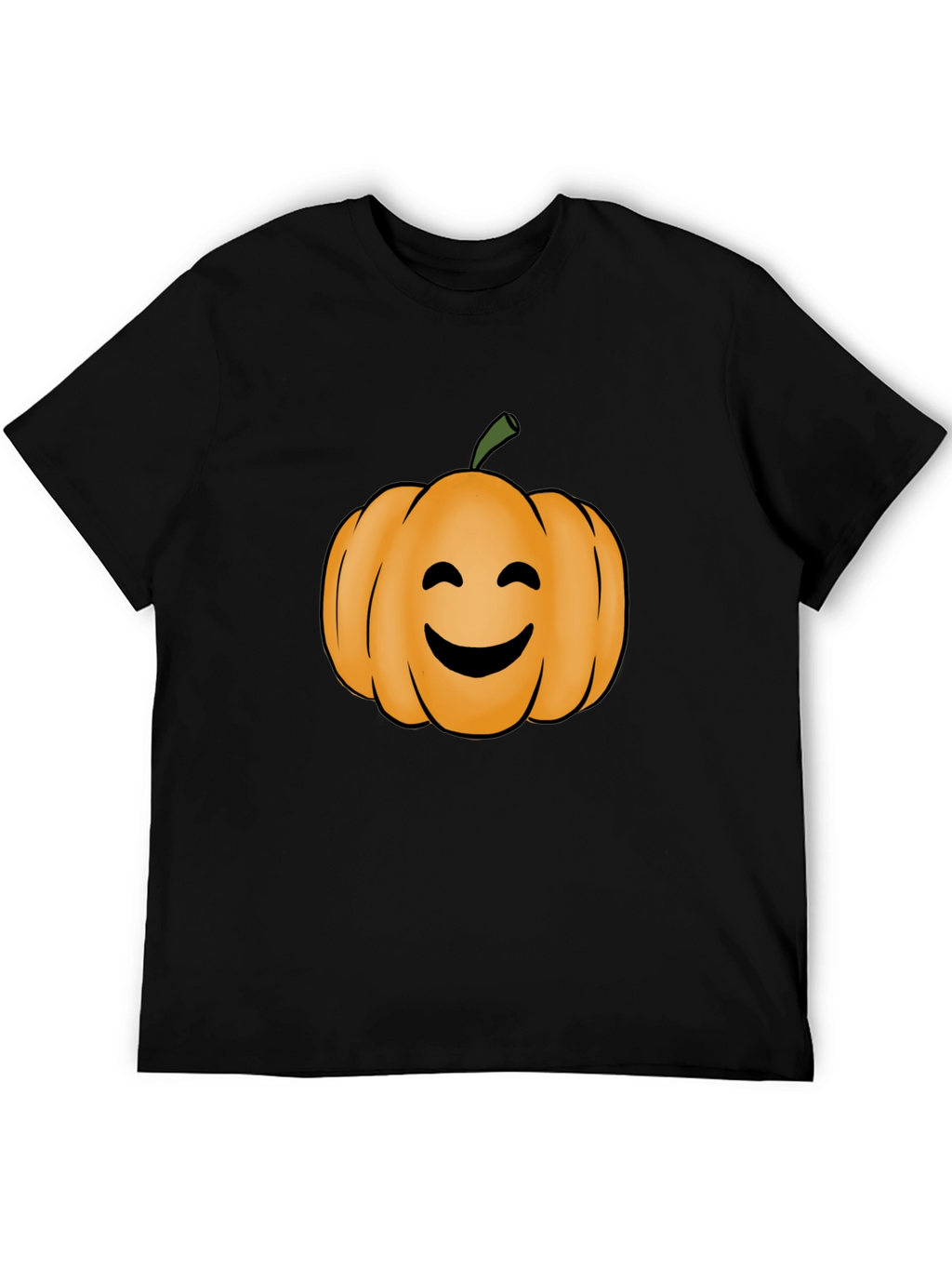 Smiling Pumpkin T-Shirt - Halloween Fun!