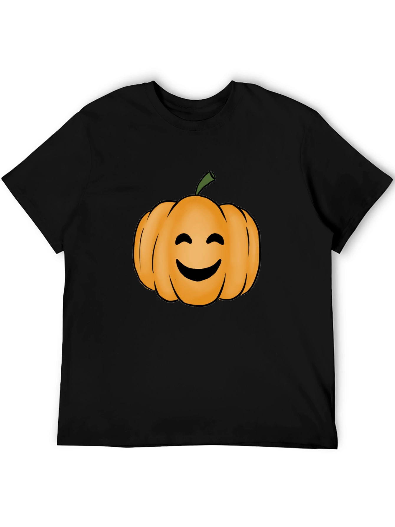 Smiling Pumpkin T-Shirt - Halloween Fun!