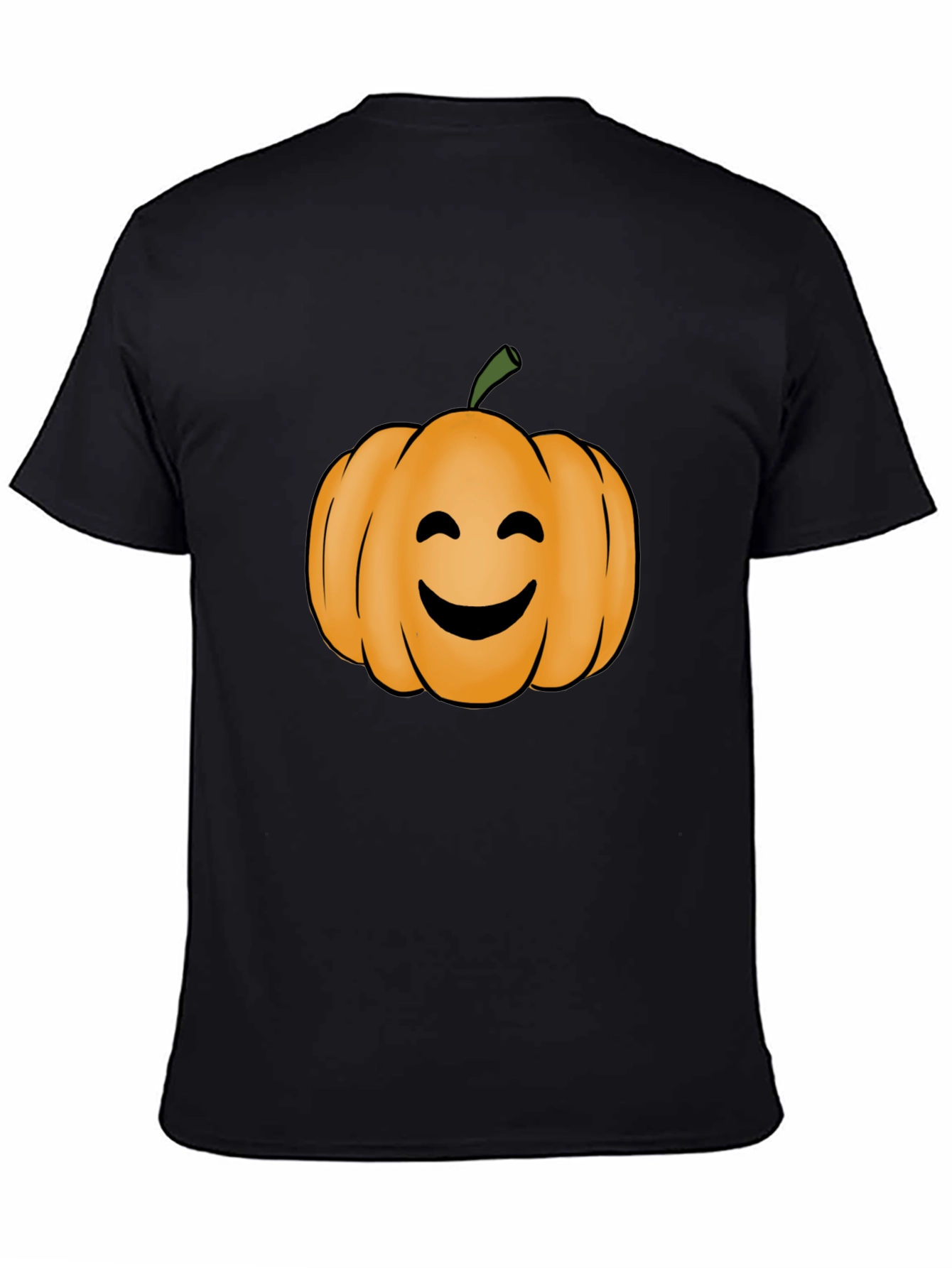 Smiling Pumpkin T-Shirt - Halloween Fun!