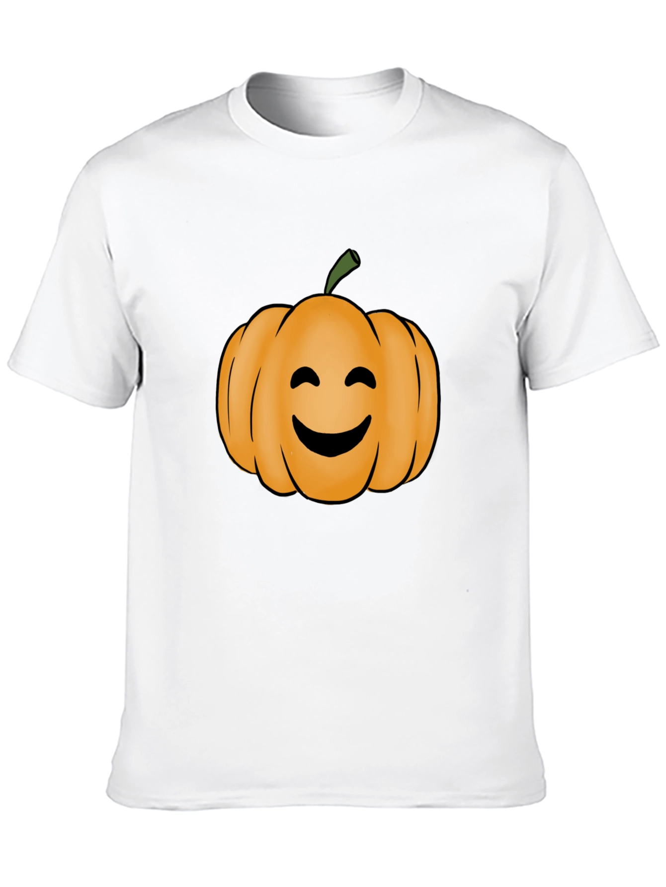 Smiling Pumpkin T-Shirt - Halloween Fun!